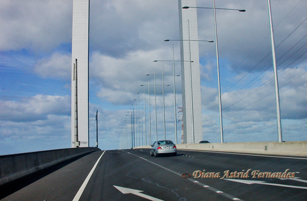 Australia-CityLink-Toll-Road-Bolte-Bridge-into-Melbourne-Australia